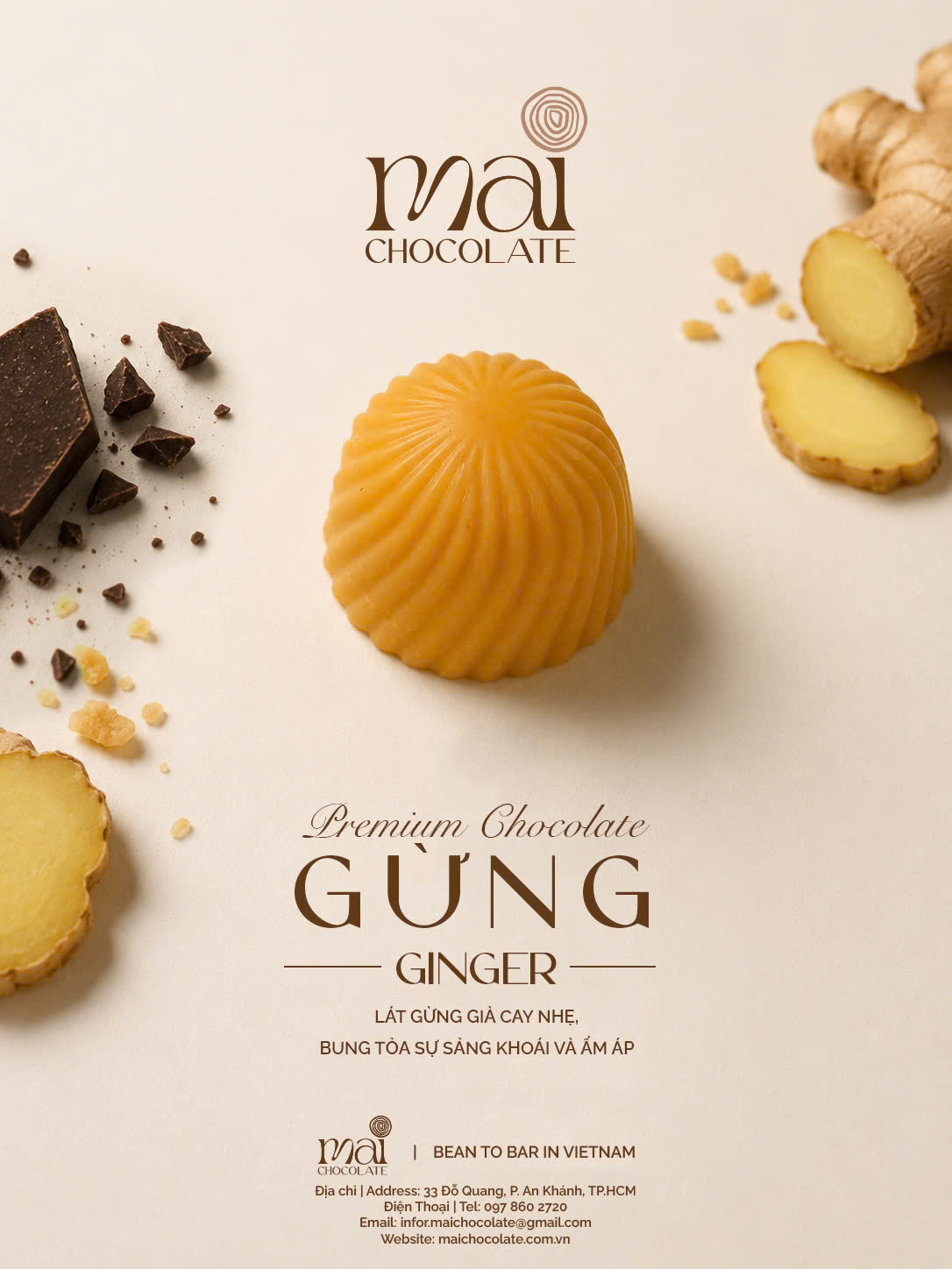 Mai Chocolate vị gừng