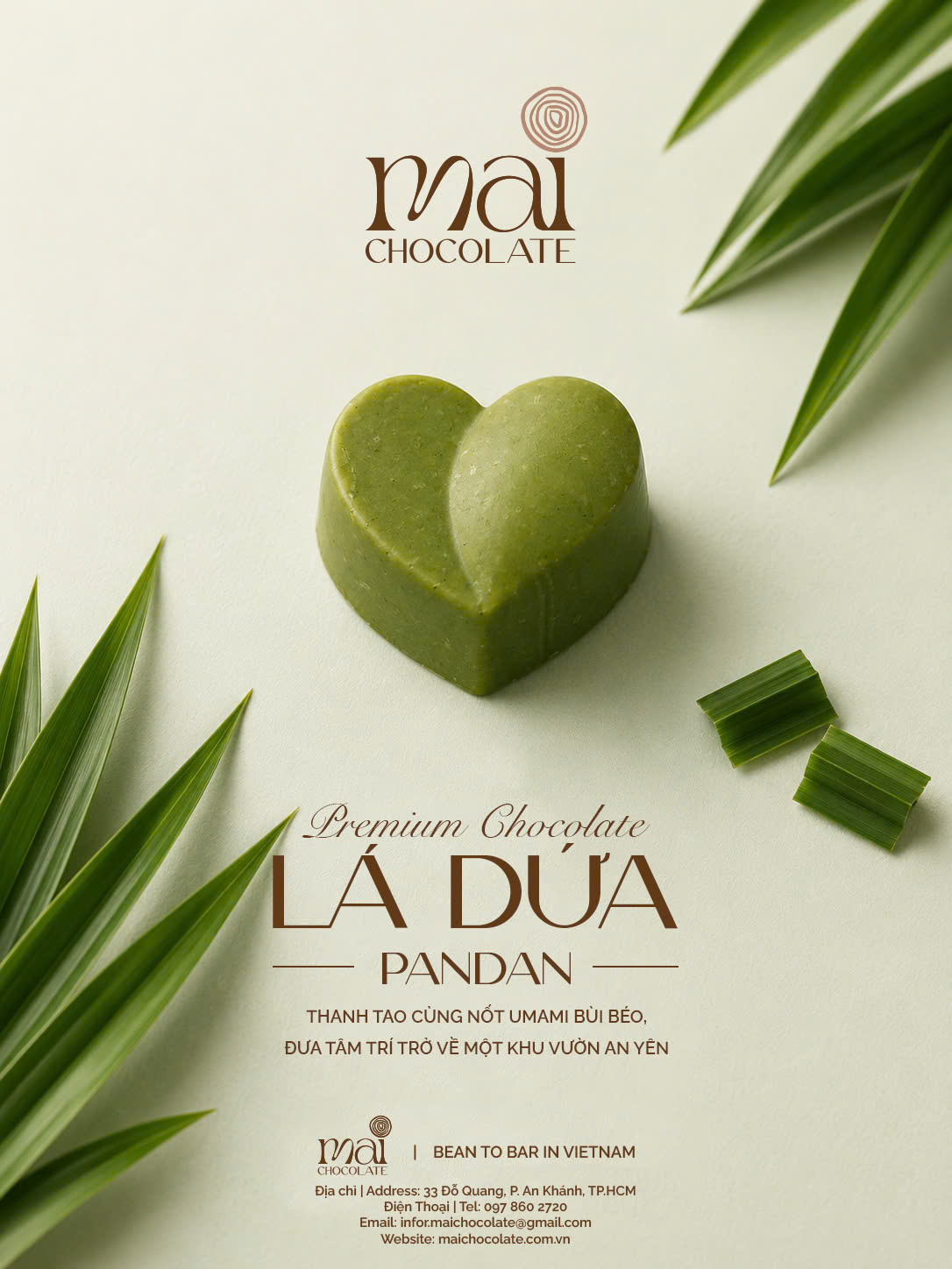 Mai Chocolate vị lá dứa